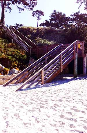 Carmel Beach Steps
