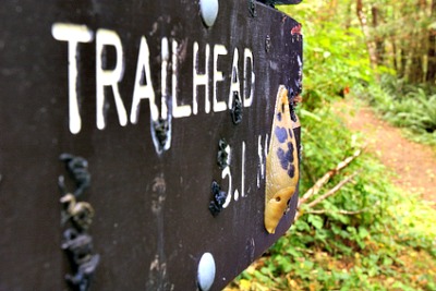Jacks Peak Trailhead Sign